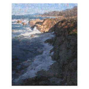 Jigsaw puzzle - California: Pacific Coast Hwy 1, 520 Pieces