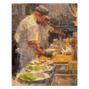 Jigsaw puzzle - Chefs at Work, 520 Pieces