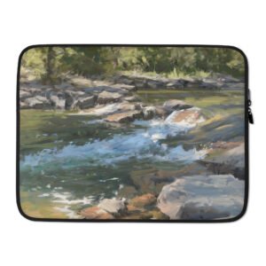 Laptop Sleeve - Golden, Colorado: Mountain Stream, 15 in.