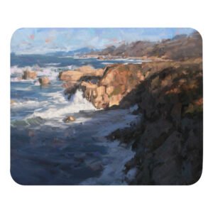 Mouse pad - California: Pacific Coast Hwy 1, 8.7x7.1 in.