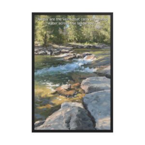 Framed Poster - Golden, Colorado: Mountain Stream, 24x36 in.